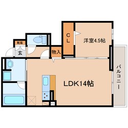 静岡駅 バス21分  大浜公園入口下車：停歩4分 1階の物件間取画像